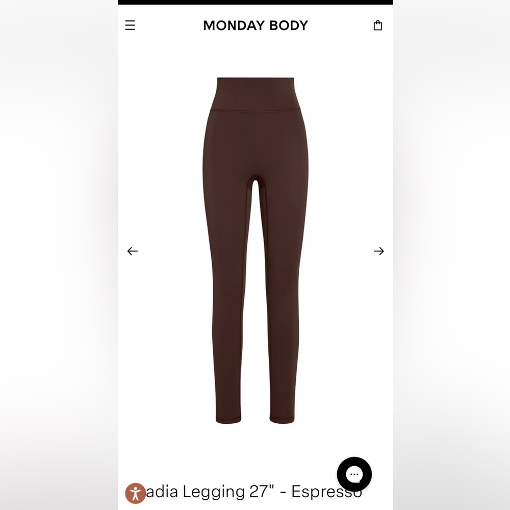 Monday Body Acadia Legging 27”- Espresso